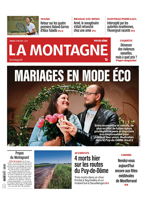 La Montagne (Clermont-Métropole) front page