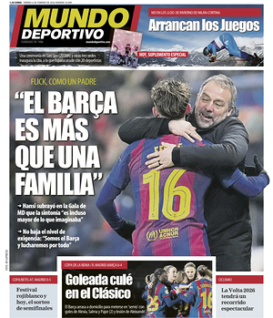 Prima pagina Mundo Deportivo di oggi - Quotidiano sport