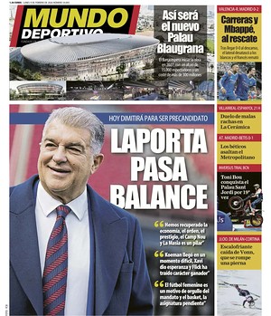 Prima pagina Mundo Deportivo di oggi - Quotidiano sport