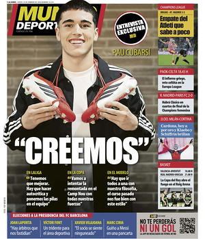 Prima pagina Mundo Deportivo di oggi - Quotidiano sport