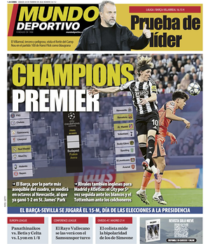 Prima pagina Mundo Deportivo di oggi - Quotidiano sport