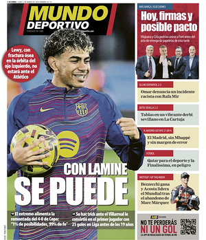 Prima pagina Mundo Deportivo di oggi - Quotidiano sport