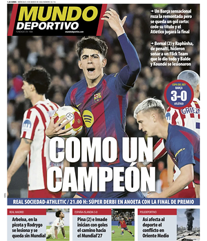 Prima pagina Mundo Deportivo di oggi - Quotidiano sport