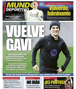 Prima pagina Mundo Deportivo di oggi - Quotidiano sport