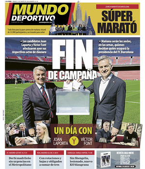 Prima pagina Mundo Deportivo di oggi - Quotidiano sport