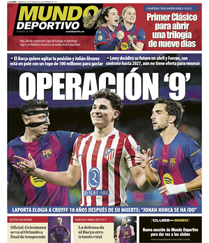 Prima pagina Mundo Deportivo di oggi - Quotidiano sport
