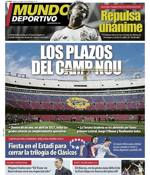 Prima pagina Mundo Deportivo di oggi - Quotidiano sport