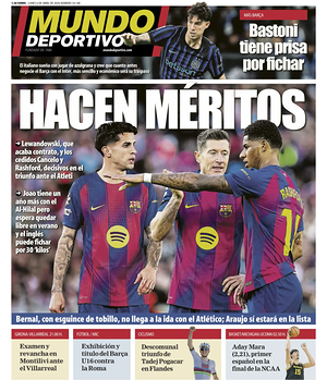 Prima pagina Mundo Deportivo di oggi - Quotidiano sport