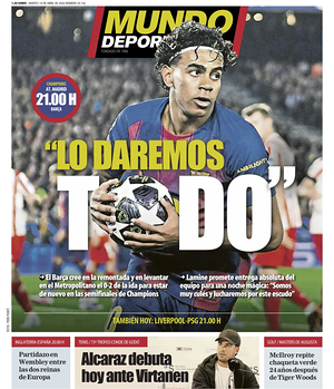 Prima pagina Mundo Deportivo di oggi - Quotidiano sport