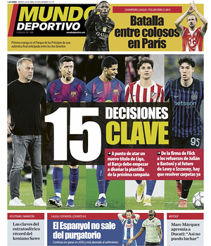 Mundo Deportivo prima pagina