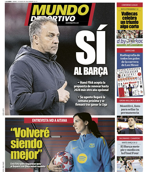 Prima pagina Mundo Deportivo di oggi - Quotidiano sport