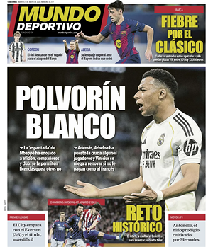 Prima pagina Mundo Deportivo di oggi - Quotidiano sport