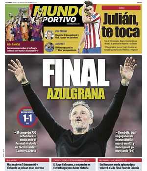 Prima pagina Mundo Deportivo di oggi - Quotidiano sport
