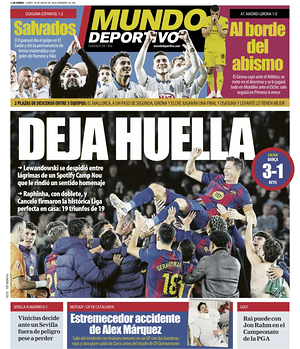 Prima pagina Mundo Deportivo di oggi - Quotidiano sport