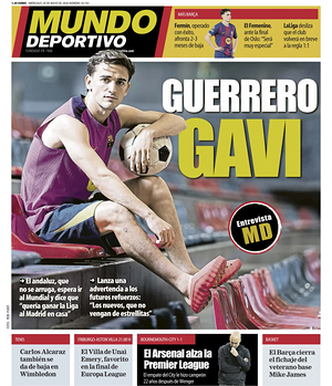 Prima pagina Mundo Deportivo di oggi - Quotidiano sport