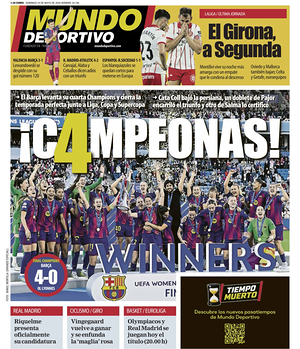 Prima pagina Mundo Deportivo di oggi - Quotidiano sport