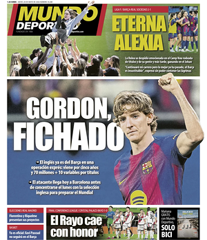 Prima pagina Mundo Deportivo di oggi - Quotidiano sport