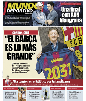 Prima pagina Mundo Deportivo di oggi - Quotidiano sport