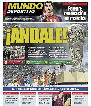 Prima pagina Mundo Deportivo di oggi - Quotidiano sport