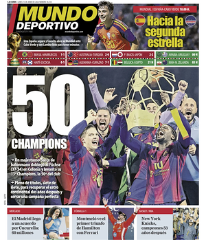Prima pagina Mundo Deportivo di oggi - Quotidiano sport