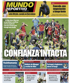 Prima pagina Mundo Deportivo di oggi - Quotidiano sport