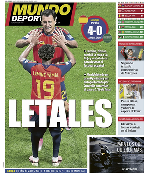 Prima pagina Mundo Deportivo di oggi - Quotidiano sport