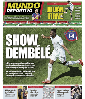 Prima pagina Mundo Deportivo di oggi - Quotidiano sport