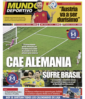Prima pagina Mundo Deportivo di oggi - Quotidiano sport