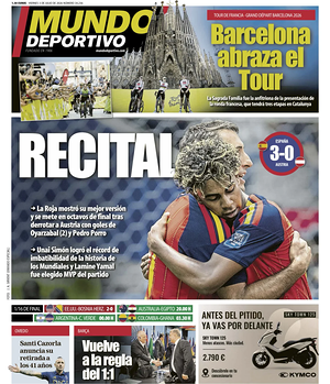Prima pagina Mundo Deportivo di oggi - Quotidiano sport