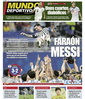 Prima pagina Mundo Deportivo di oggi - Quotidiano sport
