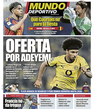 Prima pagina Mundo Deportivo di oggi - Quotidiano sport