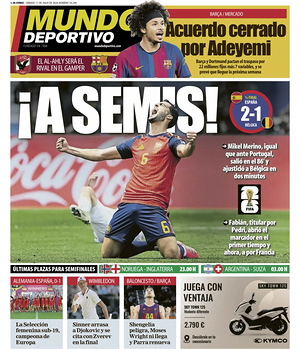 Prima pagina Mundo Deportivo di oggi - Quotidiano sport