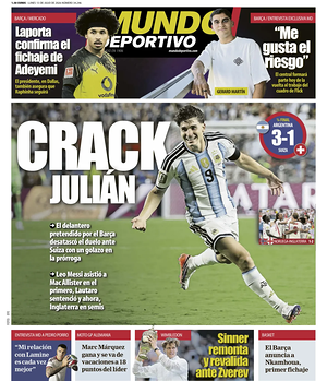 Prima pagina Mundo Deportivo di oggi - Quotidiano sport