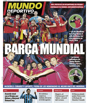 Prima pagina Mundo Deportivo di oggi - Quotidiano sport