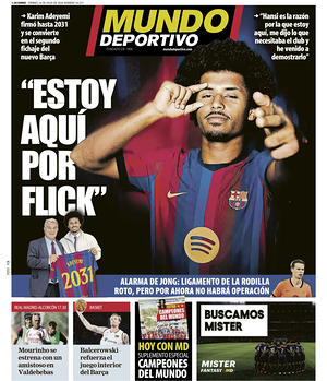 Prima pagina Mundo Deportivo di oggi - Quotidiano sport