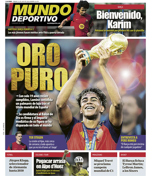Prima pagina Mundo Deportivo di oggi - Quotidiano sport