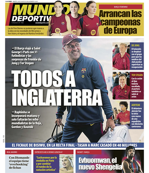 Prima pagina Mundo Deportivo di oggi - Quotidiano sport