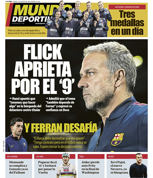 Prima pagina Mundo Deportivo di oggi - Quotidiano sport