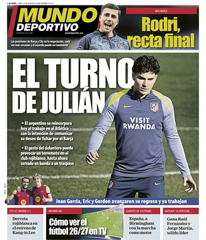 Prima pagina Mundo Deportivo di oggi - Quotidiano sport