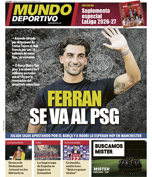 Prima pagina Mundo Deportivo di oggi - Quotidiano sport