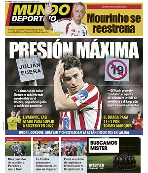 Prima pagina Mundo Deportivo di oggi - Quotidiano sport