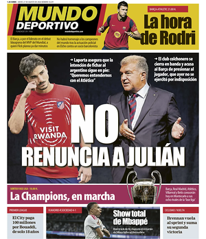 Prima pagina Mundo Deportivo di oggi - Quotidiano sport