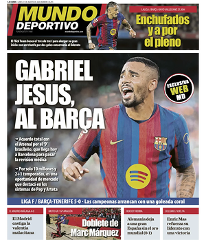 Prima pagina Mundo Deportivo di oggi - Quotidiano sport