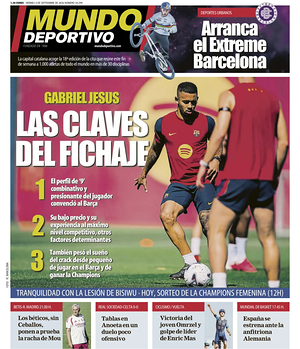 Prima pagina Mundo Deportivo di oggi - Quotidiano sport
