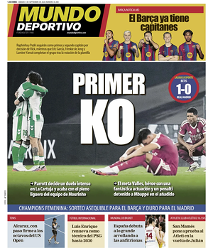 Prima pagina Mundo Deportivo di oggi - Quotidiano sport