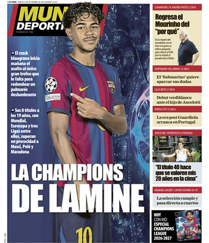 Prima pagina Mundo Deportivo di oggi - Quotidiano sport