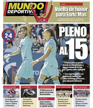 Prima pagina Mundo Deportivo di oggi - Quotidiano sport
