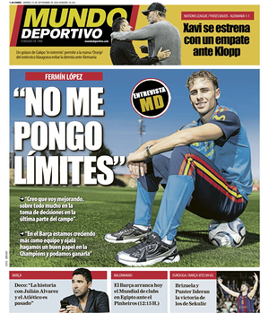 Prima pagina Mundo Deportivo di oggi - Quotidiano sport