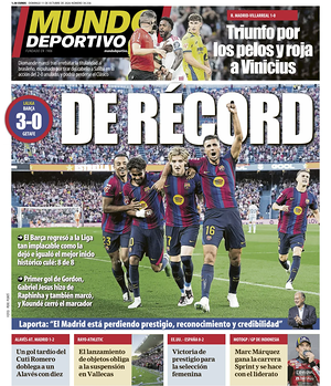 Prima pagina Mundo Deportivo di oggi - Quotidiano sport