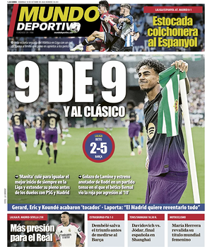 Prima pagina Mundo Deportivo di oggi - Quotidiano sport